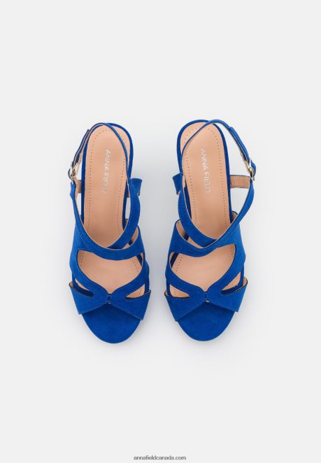 Anna Field Women Platform Sandals Blue H42J4Z1552