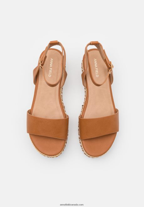 Anna Field Women Platform Sandals Cognac H42J4Z1474