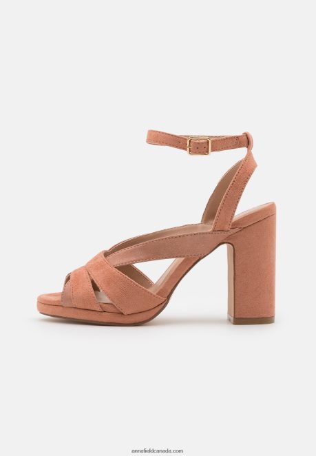 Anna Field Women Platform Sandals Dark Rose H42J4Z1553