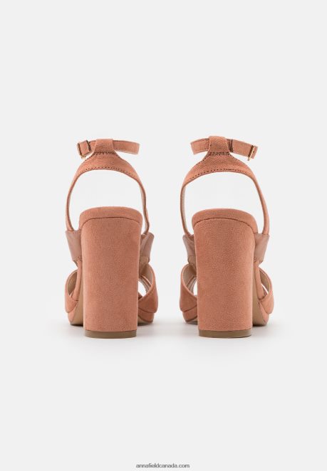 Anna Field Women Platform Sandals Dark Rose H42J4Z1553