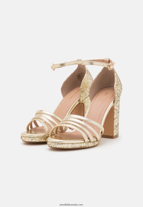 Anna Field Women Platform Sandals Gold H42J4Z1555