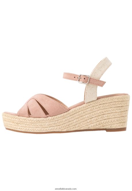 Anna Field Women Platform Sandals Light Pink H42J4Z1463