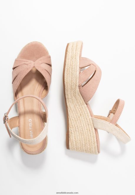 Anna Field Women Platform Sandals Light Pink H42J4Z1463