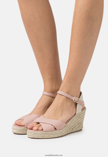 Anna Field Women Platform Sandals Light Pink H42J4Z1465