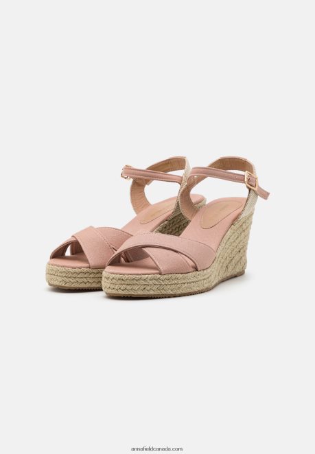 Anna Field Women Platform Sandals Light Pink H42J4Z1465