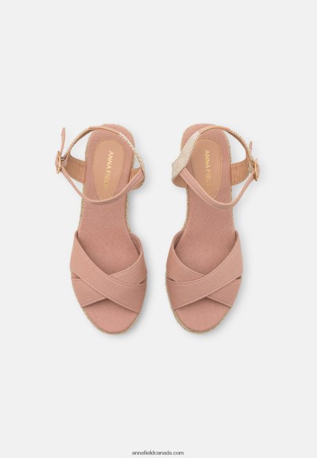 Anna Field Women Platform Sandals Light Pink H42J4Z1465