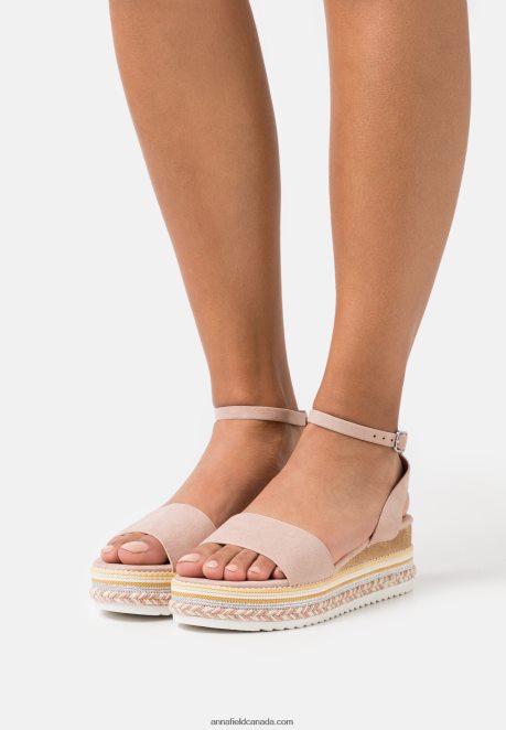 Anna Field Women Platform Sandals Light Pink H42J4Z1477
