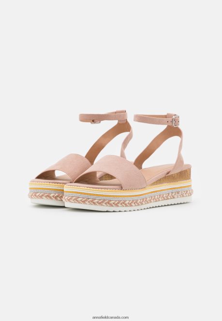 Anna Field Women Platform Sandals Light Pink H42J4Z1477