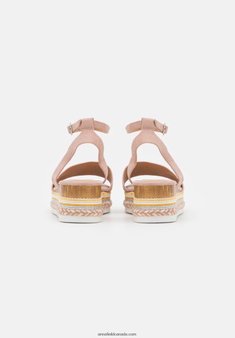 Anna Field Women Platform Sandals Light Pink H42J4Z1477