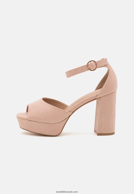 Anna Field Women Platform Sandals Light Pink H42J4Z1550