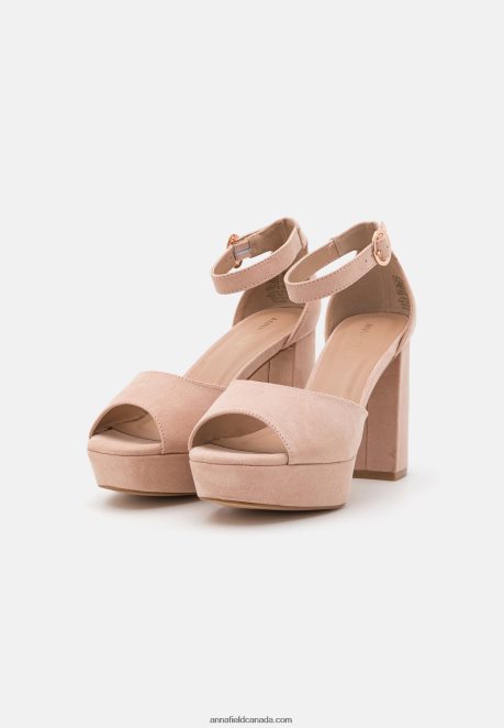 Anna Field Women Platform Sandals Light Pink H42J4Z1550
