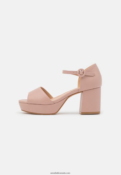 Anna Field Women Platform Sandals Light Pink H42J4Z1577