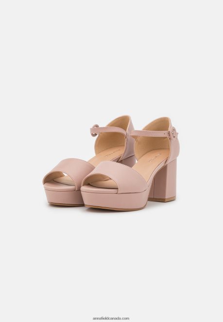 Anna Field Women Platform Sandals Light Pink H42J4Z1577