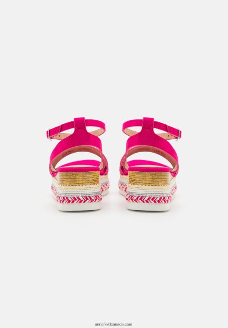 Anna Field Women Platform Sandals Pink H42J4Z1457