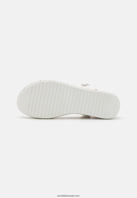 Anna Field Women Platform Sandals White H42J4Z1489