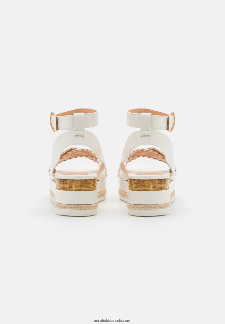 Anna Field Women Platform Sandals White H42J4Z1493