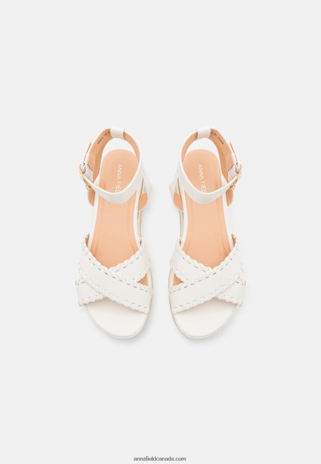 Anna Field Women Platform Sandals White H42J4Z1493