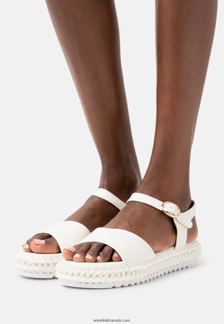 Anna Field Women Platform Sandals White H42J4Z1551