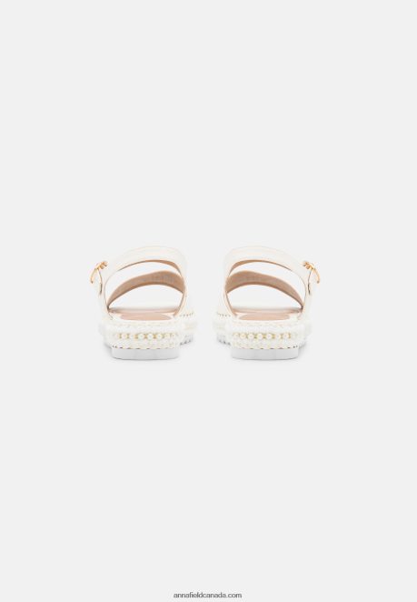 Anna Field Women Platform Sandals White H42J4Z1551