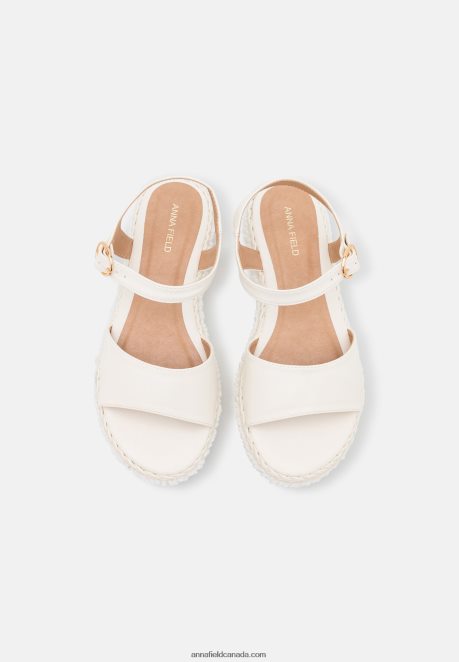 Anna Field Women Platform Sandals White H42J4Z1551