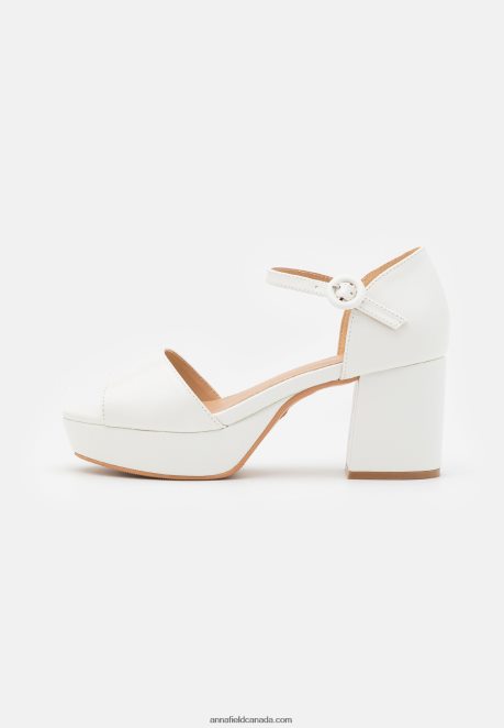 Anna Field Women Platform Sandals White H42J4Z1563