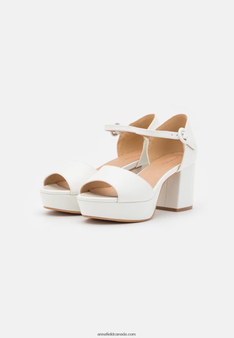 Anna Field Women Platform Sandals White H42J4Z1563