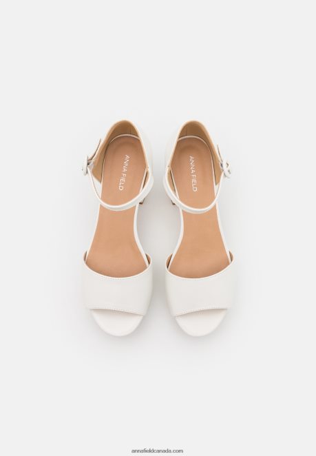 Anna Field Women Platform Sandals White H42J4Z1563