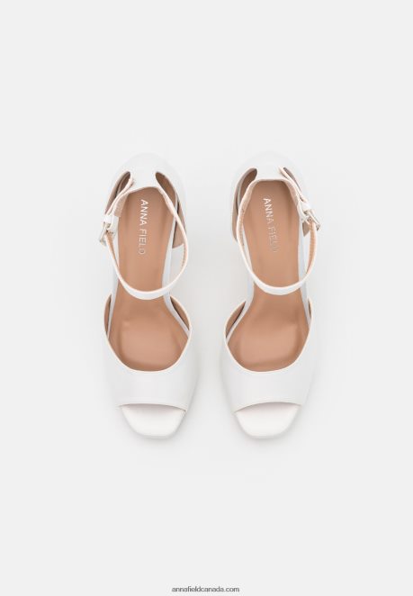 Anna Field Women Platform Sandals White H42J4Z1586