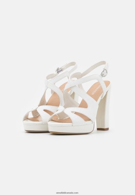 Anna Field Women Platform Sandals White H42J4Z1587
