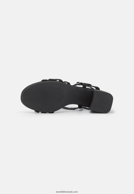 Anna Field Women Sandals Black H42J4Z1279