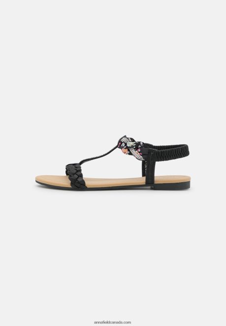 Anna Field Women Sandals Black H42J4Z1346