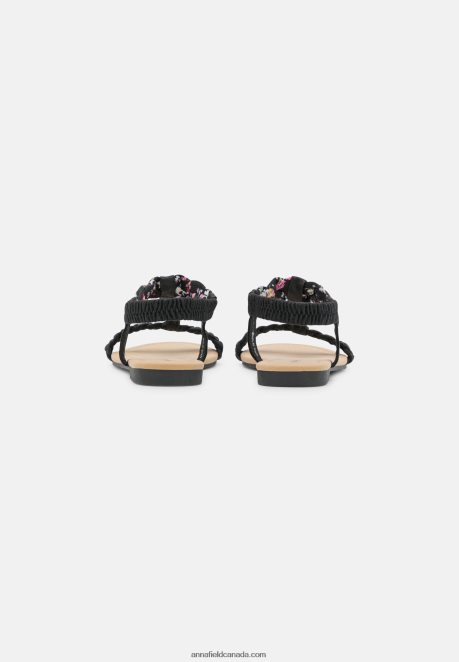 Anna Field Women Sandals Black H42J4Z1346
