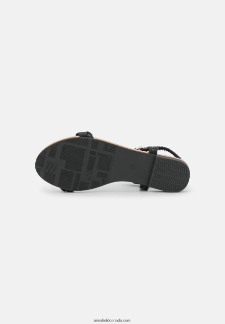 Anna Field Women Sandals Black H42J4Z1346