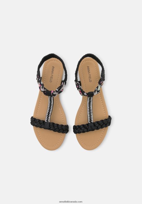 Anna Field Women Sandals Black H42J4Z1346