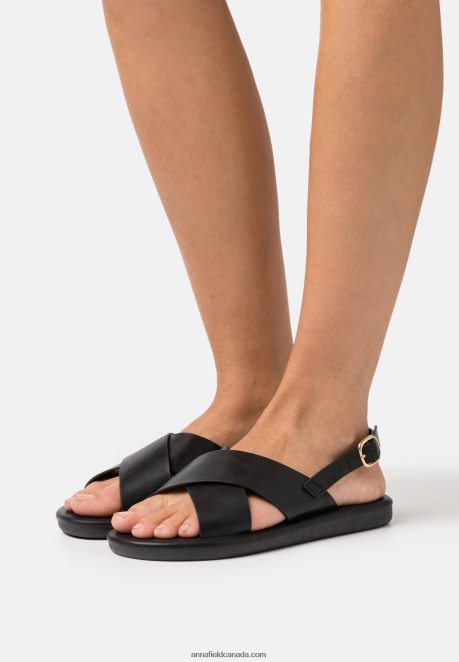 Anna Field Women Sandals Black H42J4Z1358