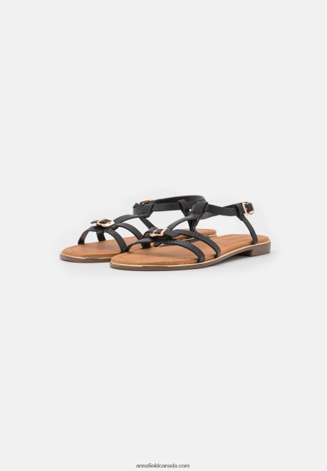 Anna Field Women Sandals Black H42J4Z1410