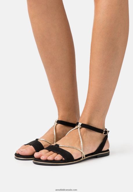 Anna Field Women Sandals Black H42J4Z1443