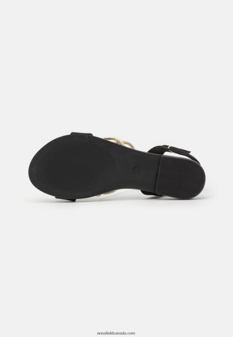Anna Field Women Sandals Black H42J4Z1443