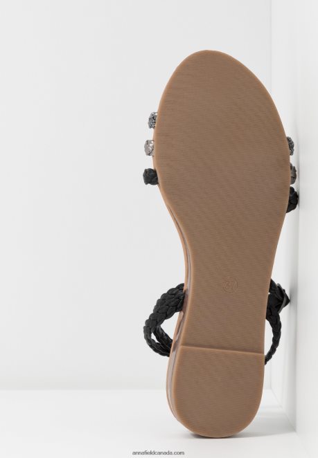 Anna Field Women Sandals Black/Silver H42J4Z1248