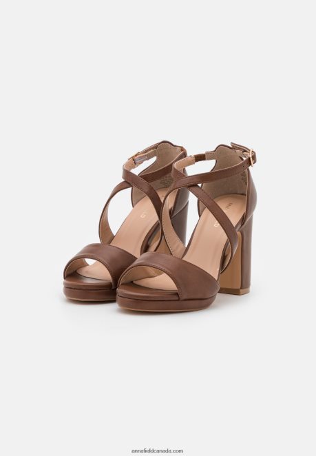 Anna Field Women Sandals Cognac H42J4Z1253
