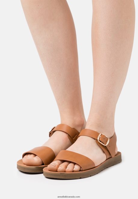 Anna Field Women Sandals Cognac H42J4Z1268