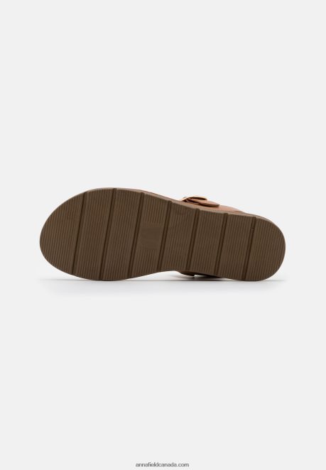 Anna Field Women Sandals Cognac H42J4Z1268
