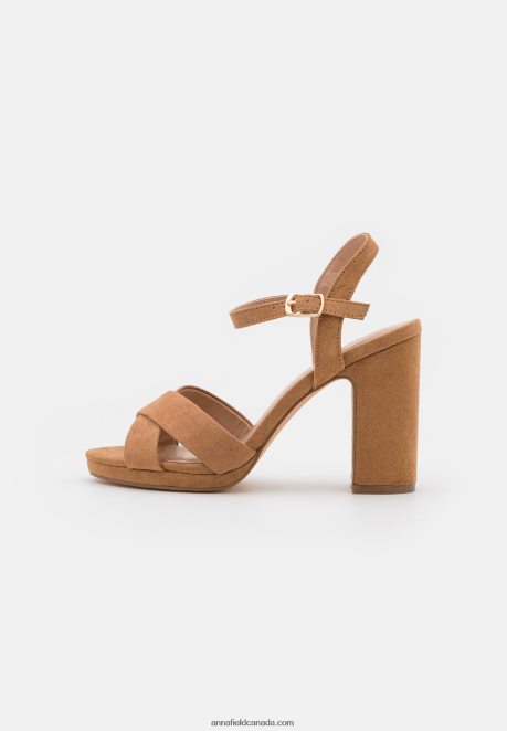 Anna Field Women Sandals Cognac H42J4Z1286