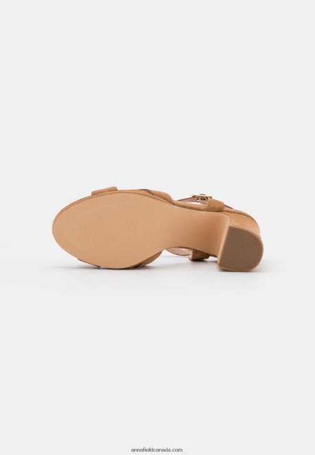 Anna Field Women Sandals Cognac H42J4Z1286