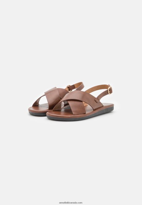 Anna Field Women Sandals Cognac H42J4Z1403