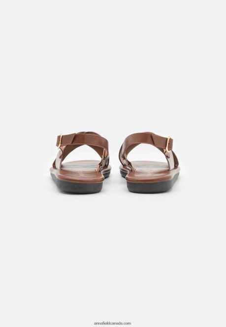 Anna Field Women Sandals Cognac H42J4Z1403