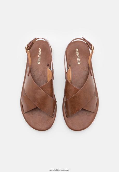Anna Field Women Sandals Cognac H42J4Z1403