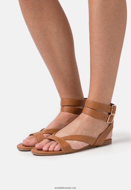 Anna Field Women Sandals Cognac H42J4Z1422