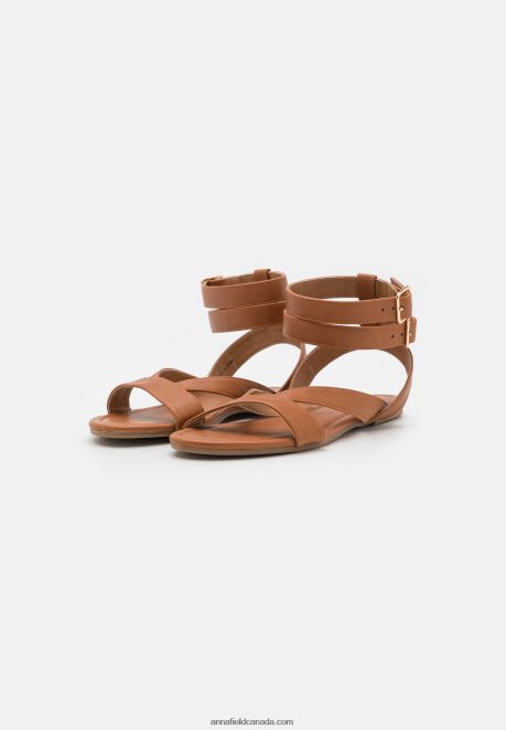 Anna Field Women Sandals Cognac H42J4Z1422