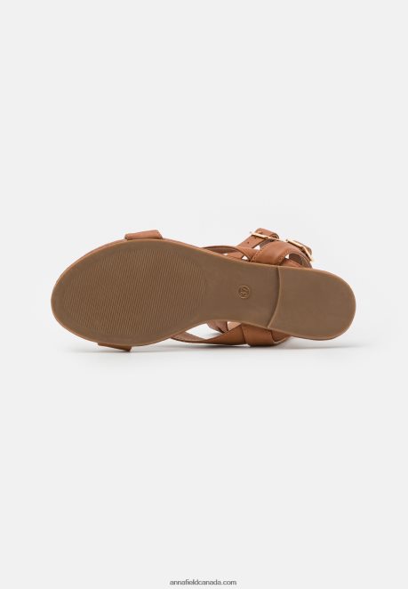 Anna Field Women Sandals Cognac H42J4Z1422